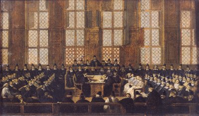 Der Appell der dissidenten Bischöfe an der Sorbonne, 5. März 1717 von Nicolas Vleughels